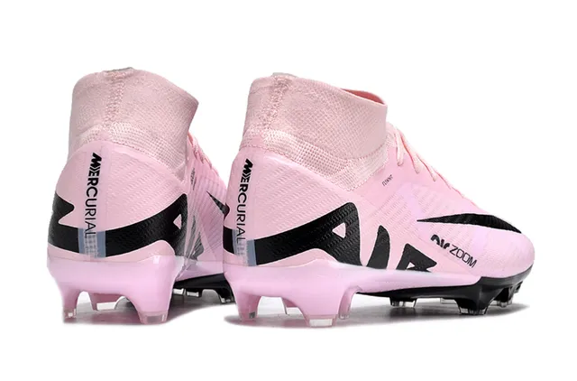 Nike Mercurial Superfly গোলাপি ও কালো ফার্ম-গ্রাউন্ড সকার শু 5