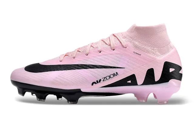 Nike Mercurial Superfly গোলাপি ও কালো ফার্ম-গ্রাউন্ড সকার শু 7