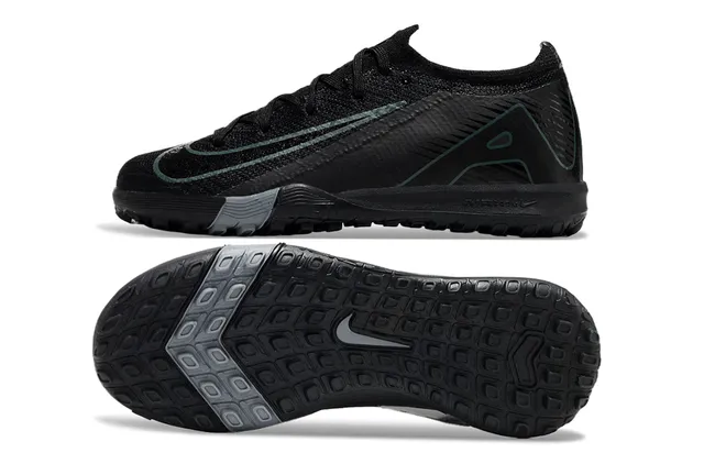 Nike Mercurial Vapor بيج أسود منخفض القطع طبقة اصطناعية أرضية أحذية كرة القدم 5