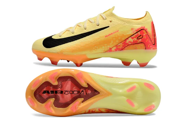 Nike Mercurial Vapor بيج أسود منخفض القطع طبقة اصطناعية أرضية أحذية كرة القدم 14
