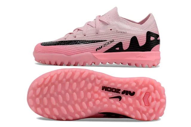 Nike Mercurial Vapor بيج أسود منخفض القطع طبقة اصطناعية أرضية أحذية كرة القدم 17