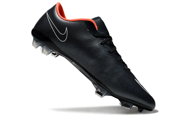 Nike Mercurial Vapor Black Orange Silver Firm-Ground Soccer Shoes 2