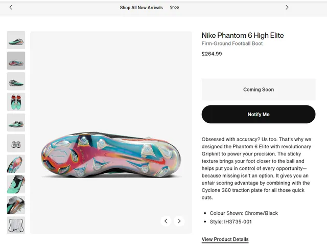 Nike Mercurial Vapor Firm-Ground Soccer Shoes 3