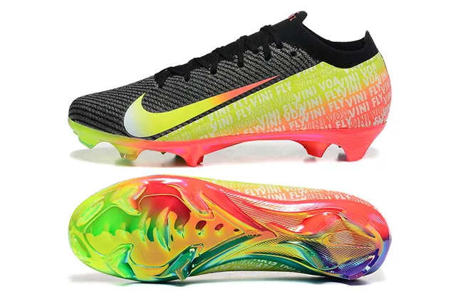 Nike Mercurial Vapor Multicolor Knit Upper Iridescent Outsole Firm-Ground Soccer Shoes 9