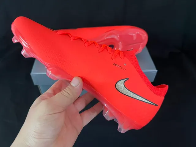 Nike Mercurial Vapor Red Gold Low-Cut Sock-Fit Collar Atomknit Upper Firm-Ground Soccer Shoes 6