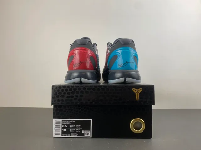 Nike Multicolor Blue Perforated Dot-Grid Knit Upper Cyan Swoosh And Heel Accent Basketball Shoes 18