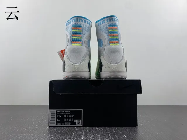 Nike Multicolor High-Top Flyknit Upper Basketball Shoes 12
