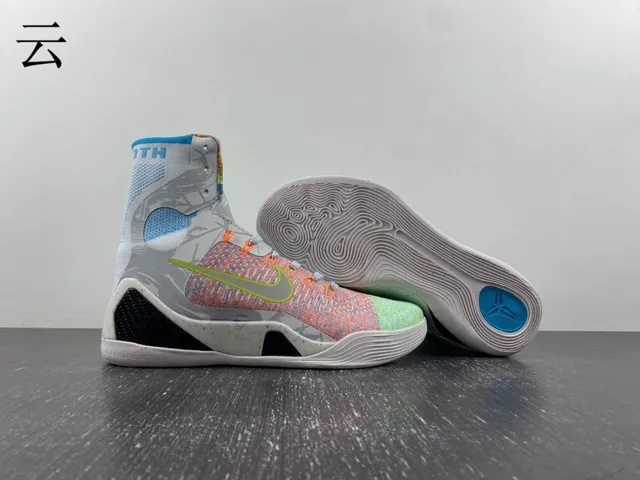 Nike Multicolor High-Top Flyknit Upper Basketball Shoes 16