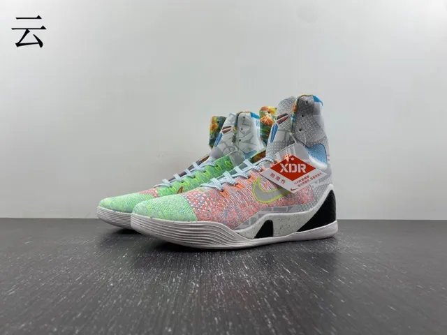 Nike Multicolor High-Top Flyknit Upper Basketball Shoes 18