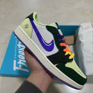 Nike Multicolor Low-Top Silhouette Patchwork Construction Lifestyle Sneakers