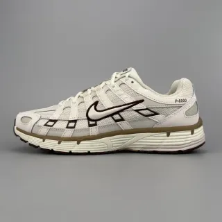 Nike P-6000 Off-White and Brown Lifestyle Sneakers