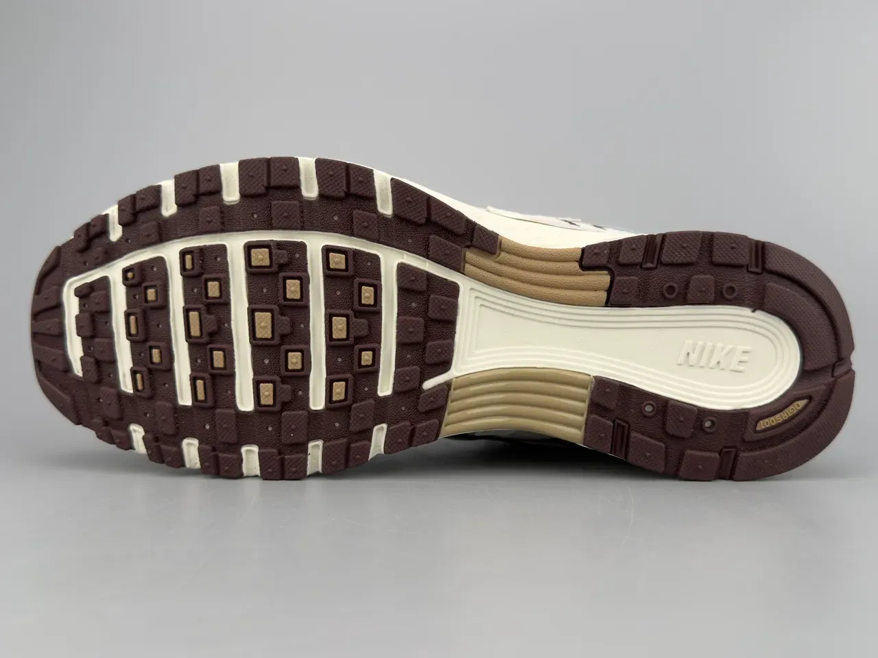 Nike P-6000 Off-White and Brown Lifestyle Sneakers 8