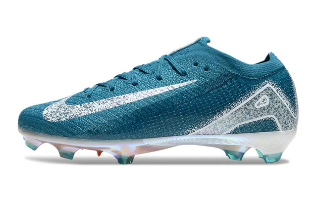 Nike Phantom GT নীল রূপালি কিনিট উপরের অংশ ইরিডিসেন্ট সোল ফার্ম-গ্রাউন্ড সকার জুতা 7