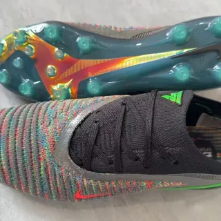Nike Phantom GT Multicolor Black Flyknit Upper Speckled Knit Firm-Ground Soccer Shoes