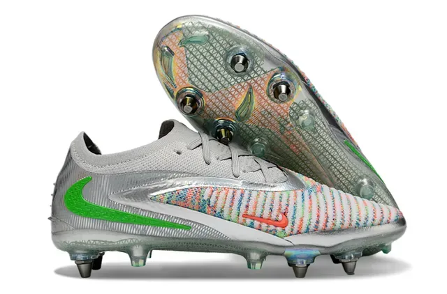 Nike Phantom GT Multicolor Knit Silver Firm-Ground أحذية كرة القدم 1
