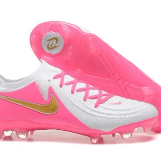 Nike Phantom GT Pink and White Firm-Ground Soccer Shoes