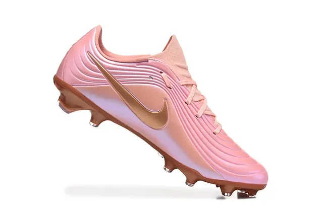 Nike Phantom GT وردي ذهبي أعلى إيريديسنت سووش معدني أرضية صلبة حذاء كرة القدم 3