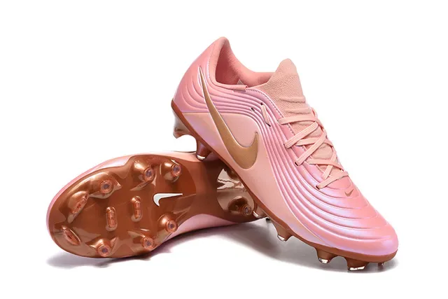 Nike Phantom GT وردي ذهبي أعلى إيريديسنت سووش معدني أرضية صلبة حذاء كرة القدم 7
