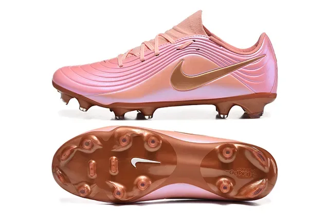 Nike Phantom GT وردي ذهبي أعلى إيريديسنت سووش معدني أرضية صلبة حذاء كرة القدم 9