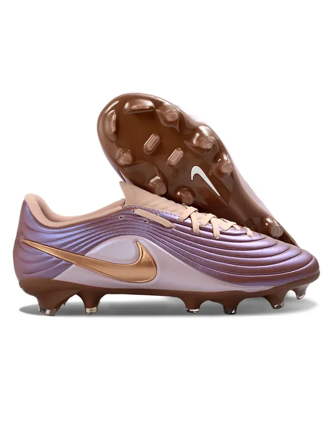 Nike Phantom GT Branco e Azul Textura Ribeteada no Forefoot Cadarço Assimétrico Chuteiras de Futebol para Gramado Firme 3