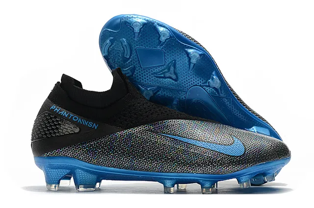 Nike Phantom VSN Gray and Red Firm-Ground Soccer Shoes 3