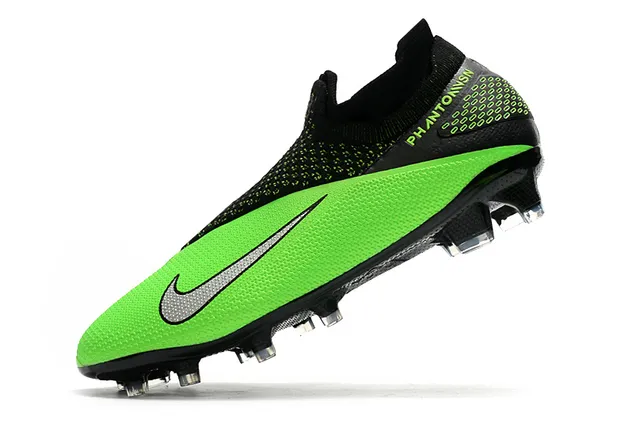 Nike Phantom VSN Gray and Red Firm-Ground Soccer Shoes 21