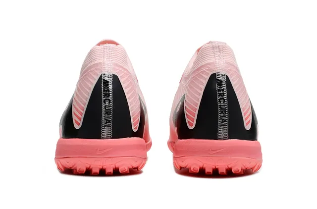 Nike Pink Black Knit Upper Gradient Turf Soccer Shoes 4