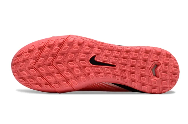 Nike Pink Black Knit Upper Gradient Turf Soccer Shoes 6
