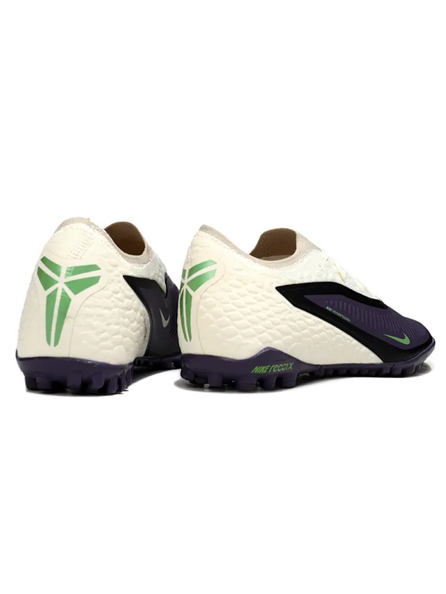 Nike Violet Blanc Basse Synthétique Supérieur Texturé Avant-Pied Gazon Artificiel Chaussures de Football 5