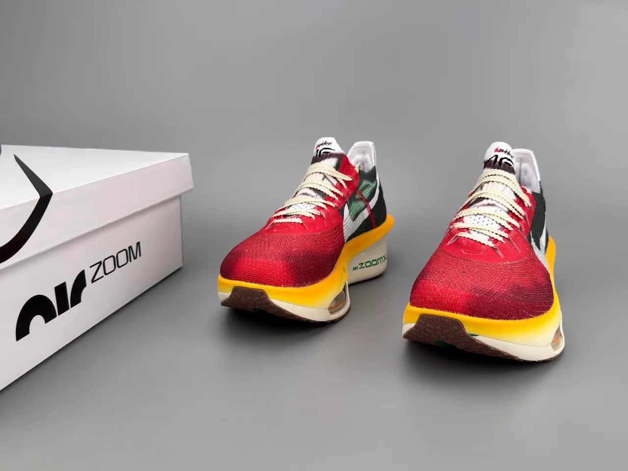 Nike Road Racing 2025-03 Rouge Noir Jaune chaussures de course 5