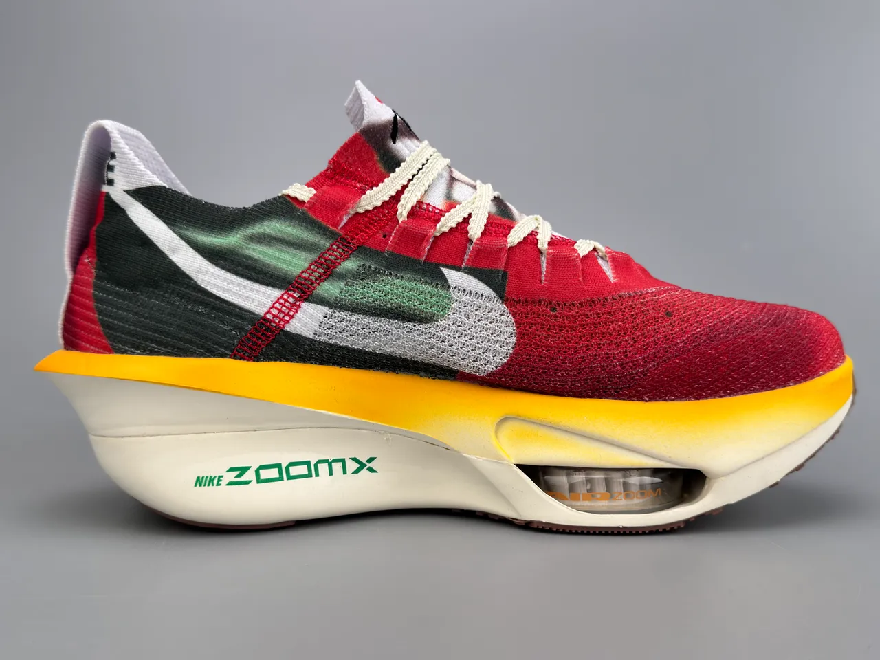 Nike Road Racing 2025-03 Rouge Noir Jaune chaussures de course 10