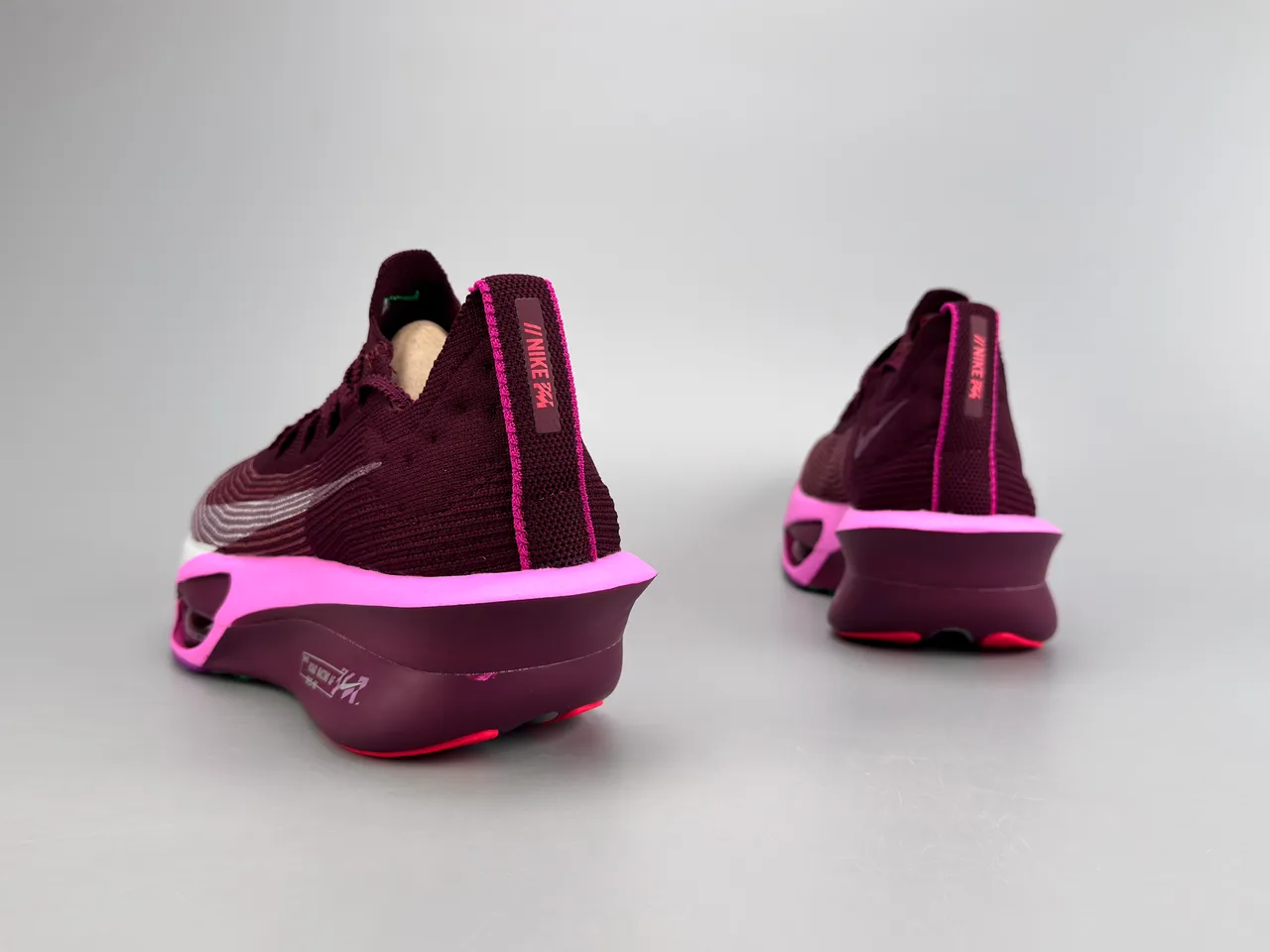 Nike Road Racing AF Burgundy Pink Running Shoes 8