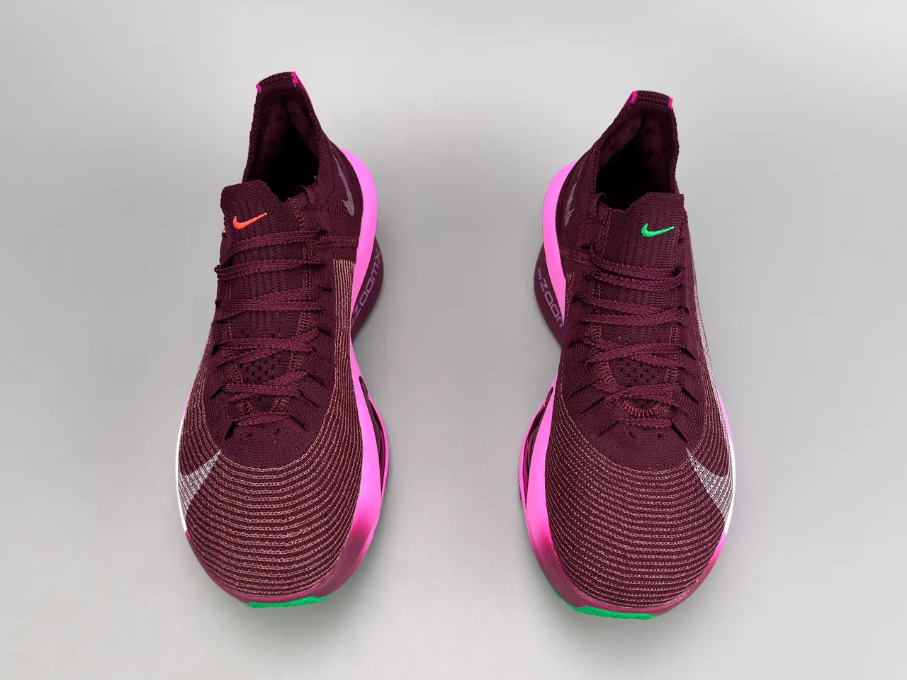 Nike Road Racing AF Burgundy Pink Running Shoes 9