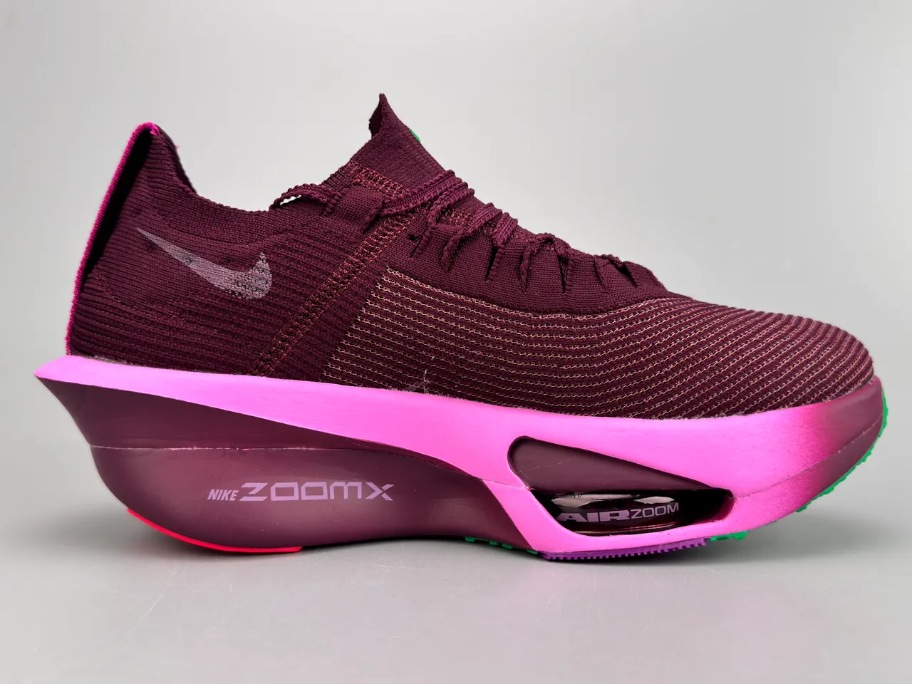 Nike Road Racing AF Burgundy Pink Running Shoes 10