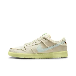 Nike SB Dunk Low 米色绿色 帆布鞋面 解构缝线 滑板鞋
