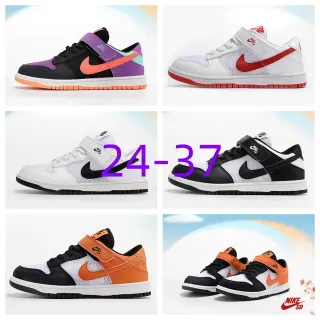 耐克 SB Dunk Low 黑色紫色橙色滑板鞋