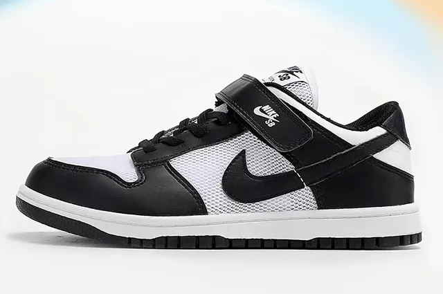 Nike SB Dunk Low Negro Púrpura Naranja Zapatos de Skateboard 4