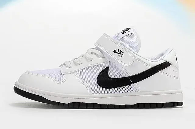 Nike SB Dunk Low Negro Púrpura Naranja Zapatos de Skateboard 5