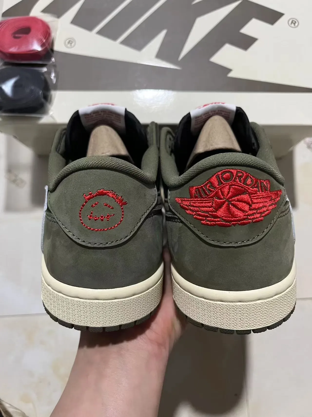 Nike SB Dunk Low Olive Green Black White Lifestyle Skateboard Shoes 8