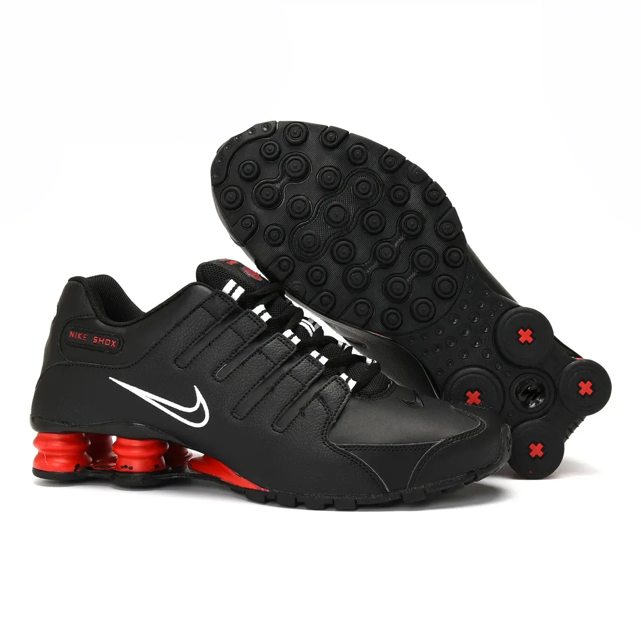 Nike Shox Black and Red Lifestyle Sneakers 2