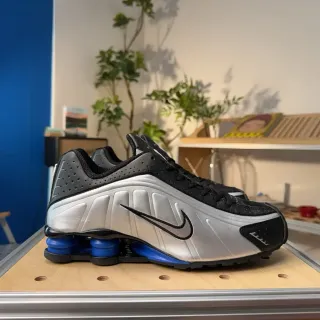 Nike Shox NZ Silver Black Blue Lifestyle Sneakers