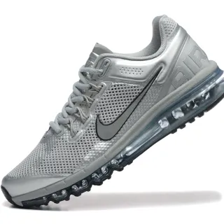 Nike Gris Plateado Superior Metálica Malla Perforada Zapatillas Running