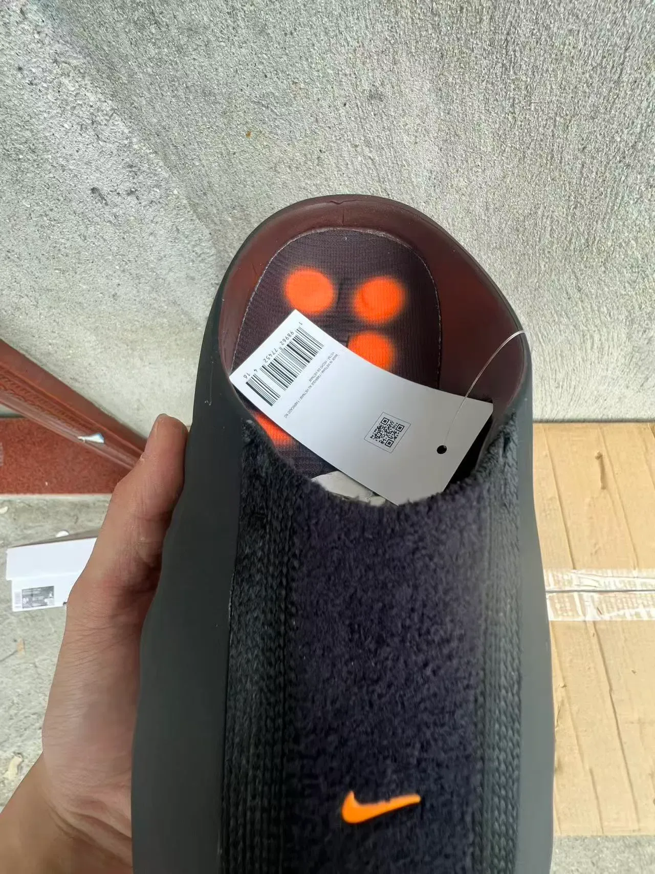 Tênis Lifestyle Nike Slide Preto Perfurado Slip-On 4