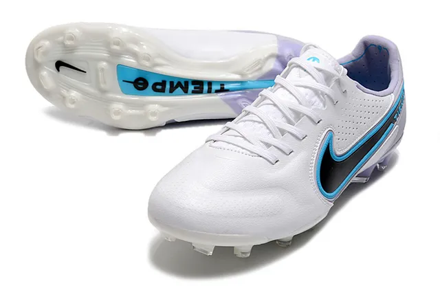Nike Tiempo Or Noir Métallique Synthétique Supérieur Texture Perforée Ground Firme Chaussures de Football 18