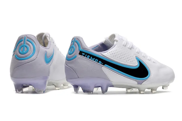 Nike Tiempo Or Noir Métallique Synthétique Supérieur Texture Perforée Ground Firme Chaussures de Football 19