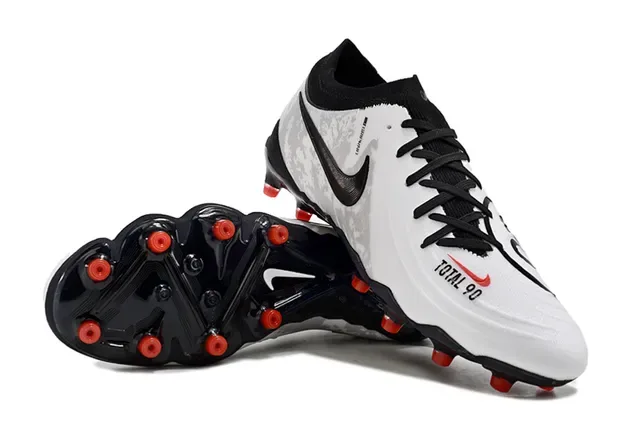 Nike Total 90 Blanc Noir Rouge Camo Firm-Ground Chaussures de football 4