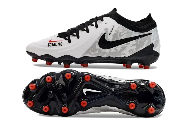 Nike Total 90 Blanc Noir Rouge Camo Firm-Ground Chaussures de football 6