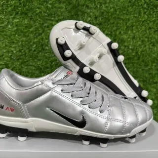 Nike Total 90 Zoom Air Metallic Silver Firm-Ground Soccer Shoes