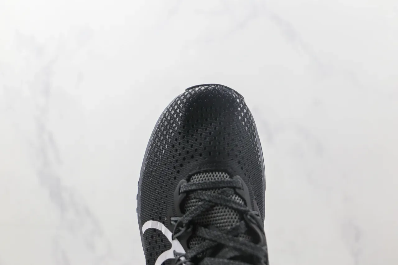 Nike Trail Black Gray Engineered Mesh Upper React Foam Midsole Running Shoes 6