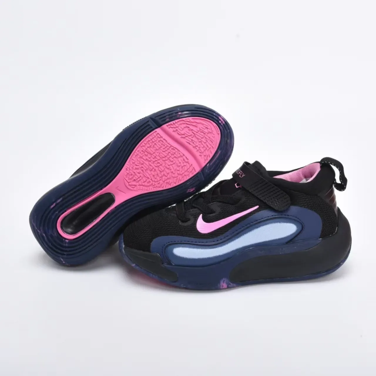 Nike White and Gold Kids Performance Sneakers 16